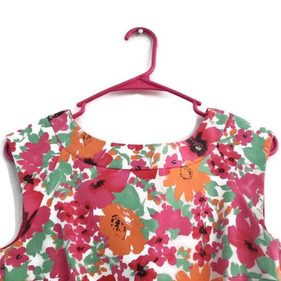 Zara TRF Women's Fit and Flare Floral Summer Dress Medium - Picture 4 of 7
